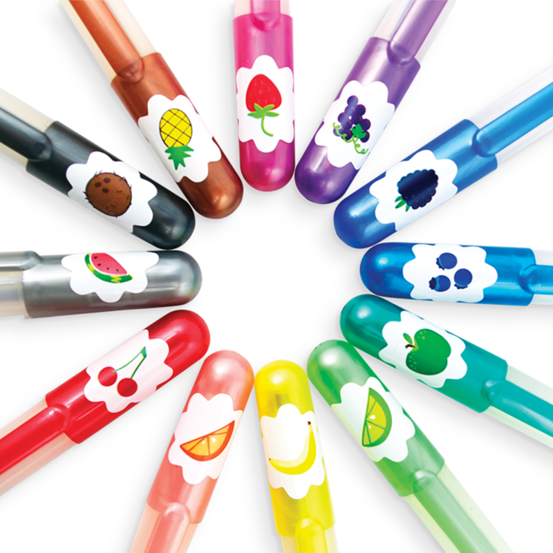 Mini Doodlers Fruity Scented Gel Pens