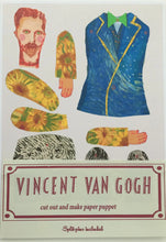 Load image into Gallery viewer, Vincent Van Gogh Cut Out and Make Puppet
