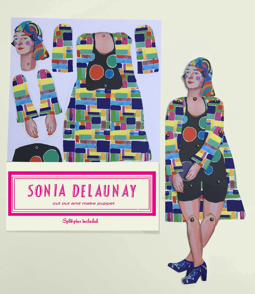 Sonia Delaunay Cut Out and Make Puppet