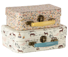 Load image into Gallery viewer, Maileg Fabric Suitcase 2-piece Set
