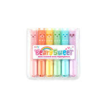 Load image into Gallery viewer, Beary Sweet Mini Scented Neon Highlighter Set
