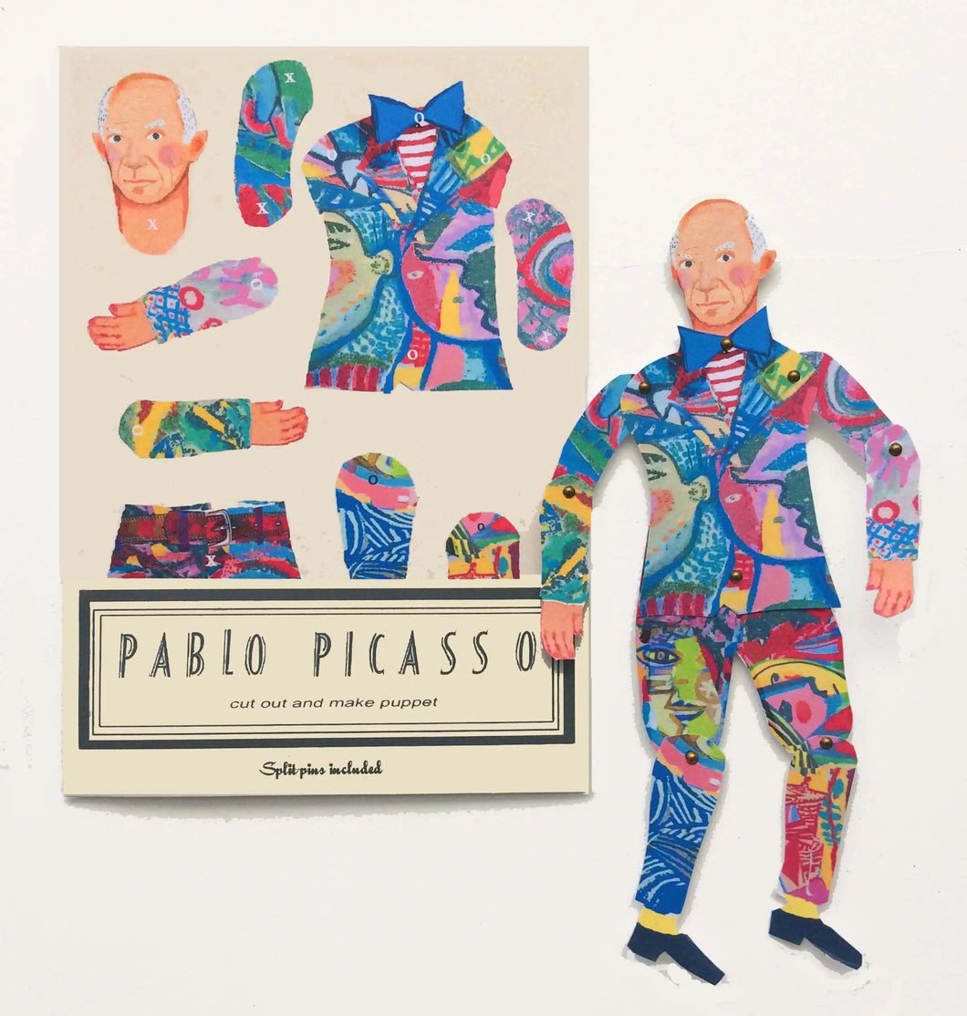 Pablo Picasso Cut Out and Make Puppet