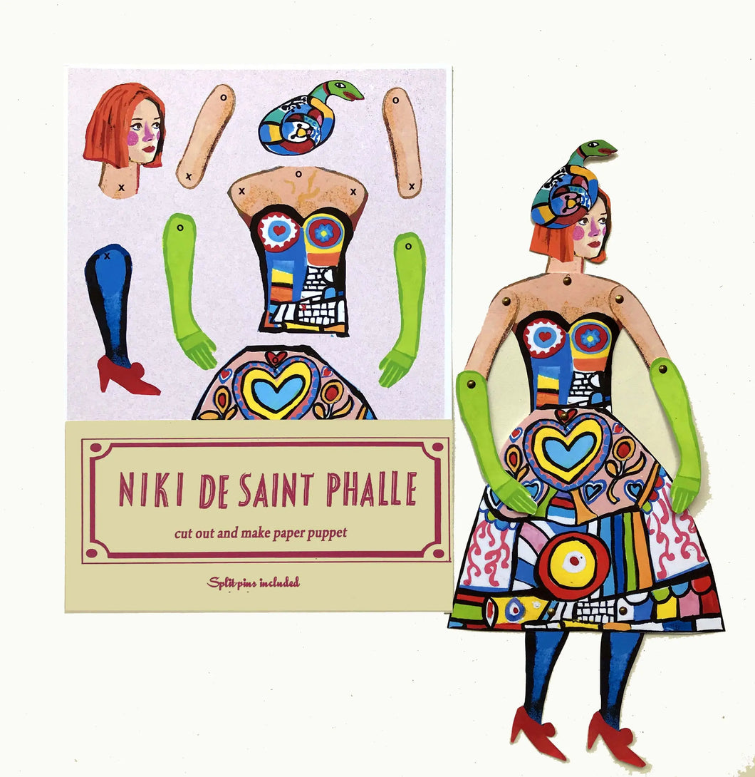 Niki De Saint Phalle Cut Out and Make Puppet