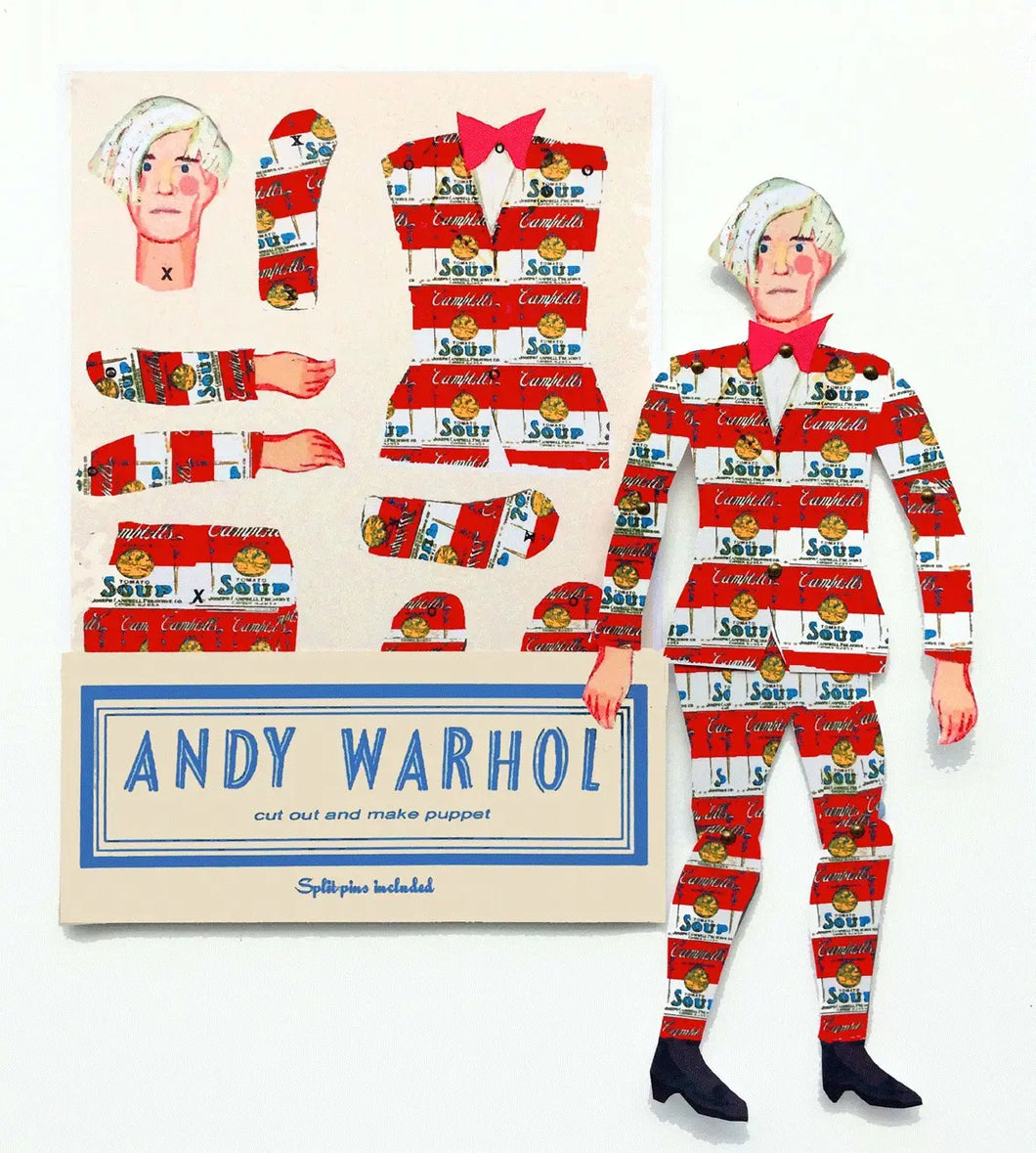 Andy Warhol Cut Out and Make Puppet