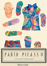 Load image into Gallery viewer, Pablo Picasso Cut Out and Make Puppet
