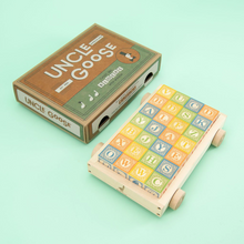 Load image into Gallery viewer, Wooden Classic ABC Blocks with Wagon
