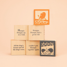 Load image into Gallery viewer, Wooden Nursery Rhyme Master Set Blocks
