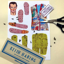 Load image into Gallery viewer, Keith Haring Cut Out and Make Puppet
