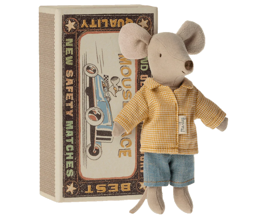 Maileg Big Brother Mouse in Matchbox 3