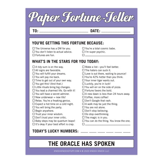 Paper Fortune-Teller